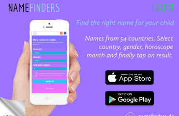 Name finders app update 2.2 auch für Android im Google Play Store
