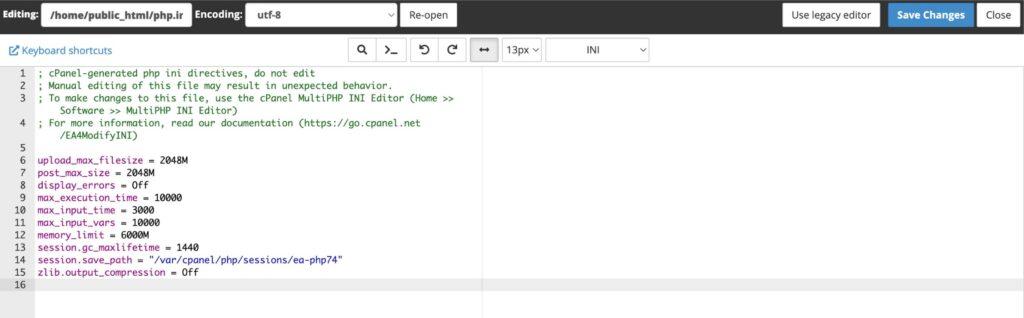 Sicherheitsrelevante Einstellungen in der php.ini für einen robusten Webbetrieb