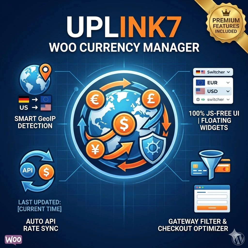 Uplink7 Woo Currency Manager WordPress plugin