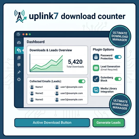 uplink7 download counter