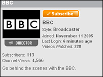 BBC YouTube screen shot