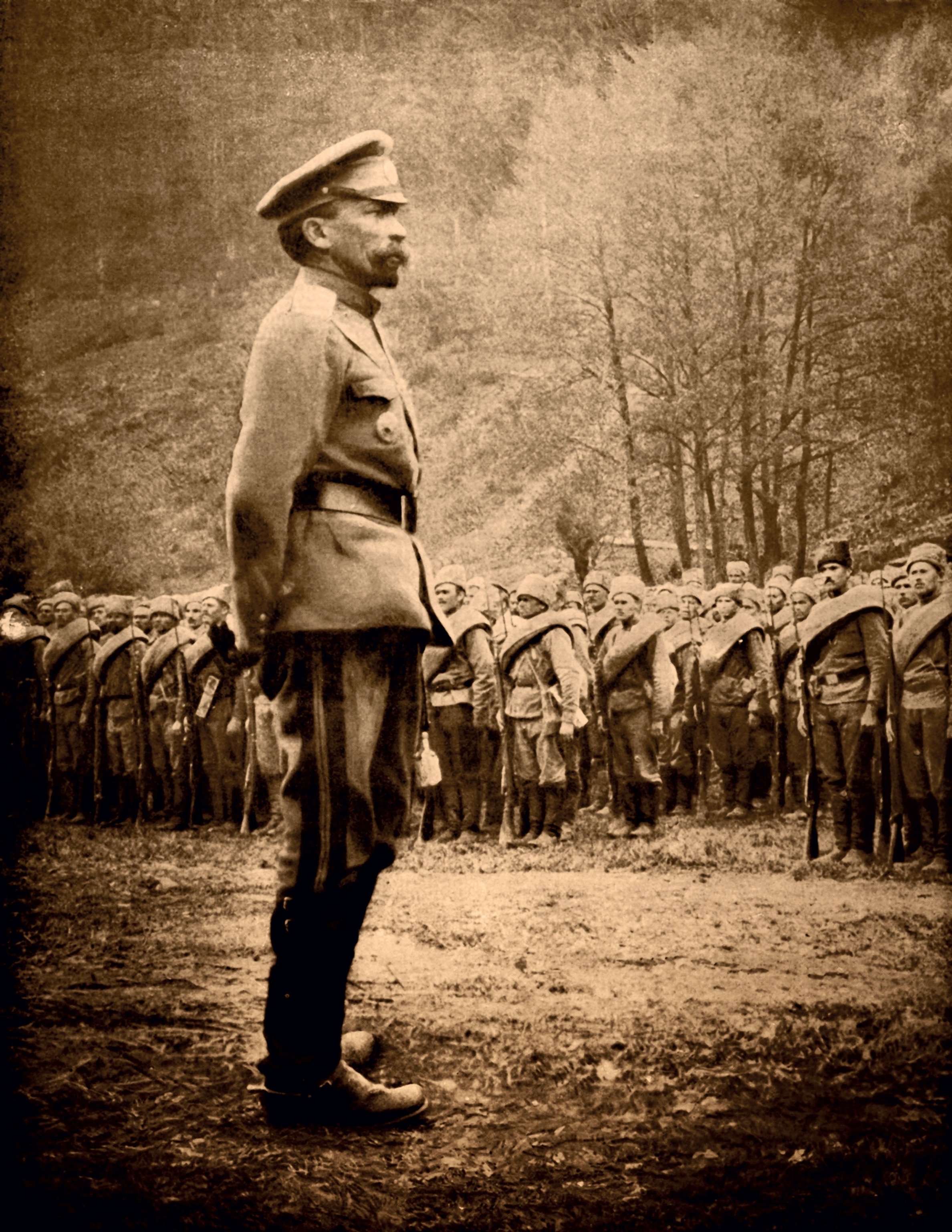 General Kornilov standing