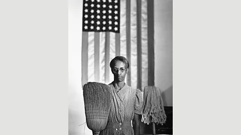 Getty Images Gordon Parks’ 1942 photograph of Ella Watson riffs on American Gothic for a serious rather than comic effect (Credit: Getty Images)