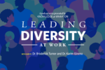 Graphic with text for this episode of the Leading Diversity at Work podcast on why diversity is critical for the future of AI