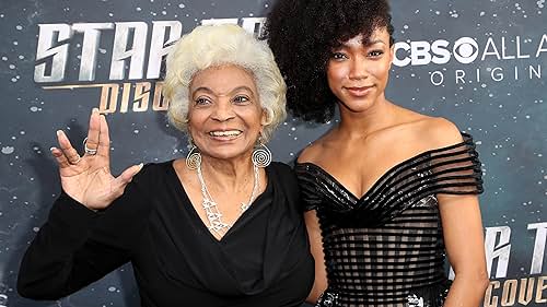 Nichelle Nichols and Sonequa Martin-Green at an event for Star Trek: Discovery (2017)