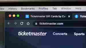 In this photo illustration, a Ticketmaster website is shown on a computer screen on Nov. 18, 2022 in Miami.