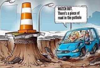 Potholes cartoon