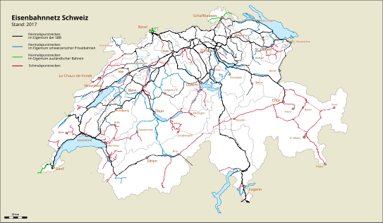 Railway lines 2017 (→ map)