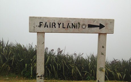Fairyland sign, St Helena